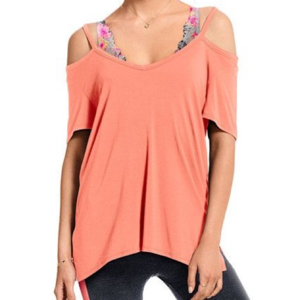 PINK Victoria’s Secret Cold Shoulder Top